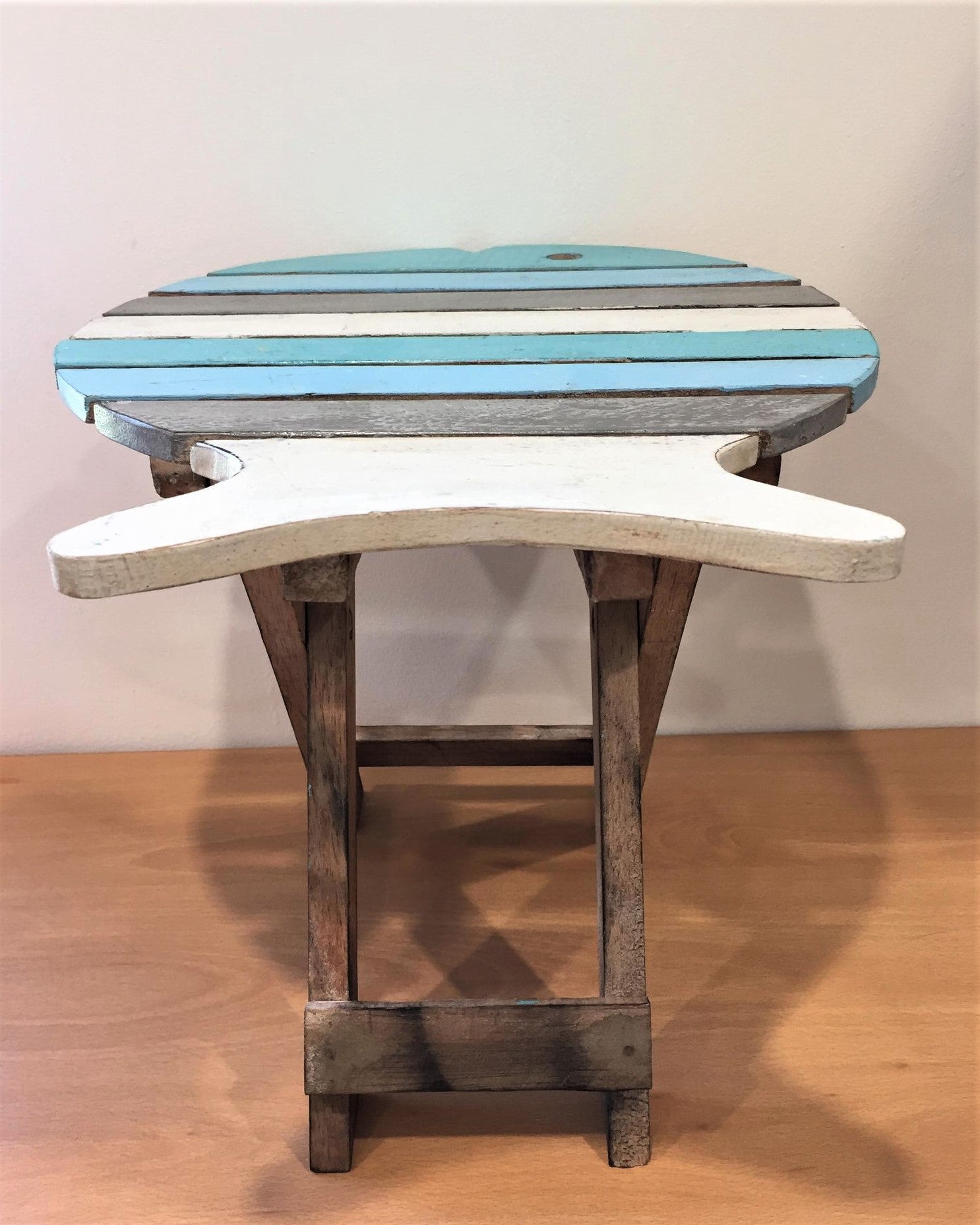 Small Wooden Fish Table