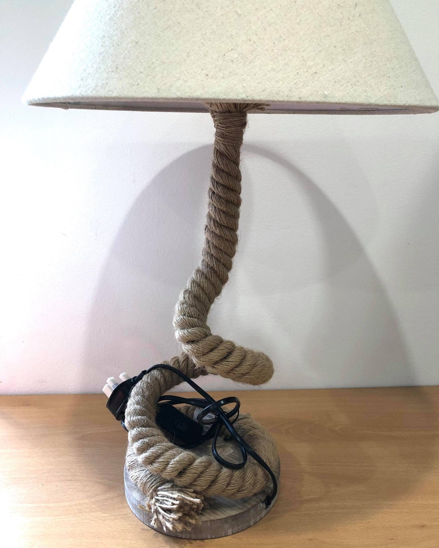 Twisted Rope Lamp