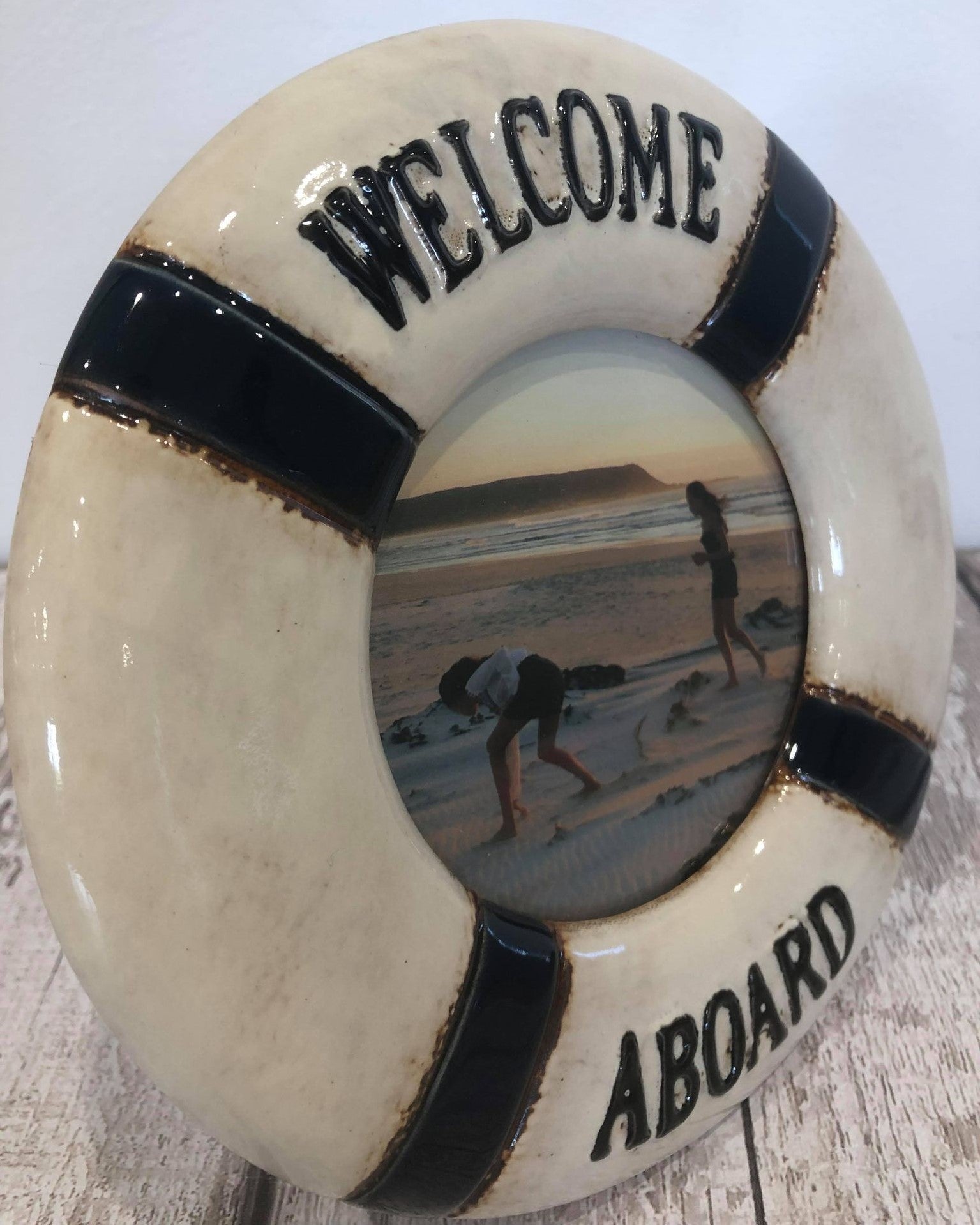 Welcome Aboard Photo Frame