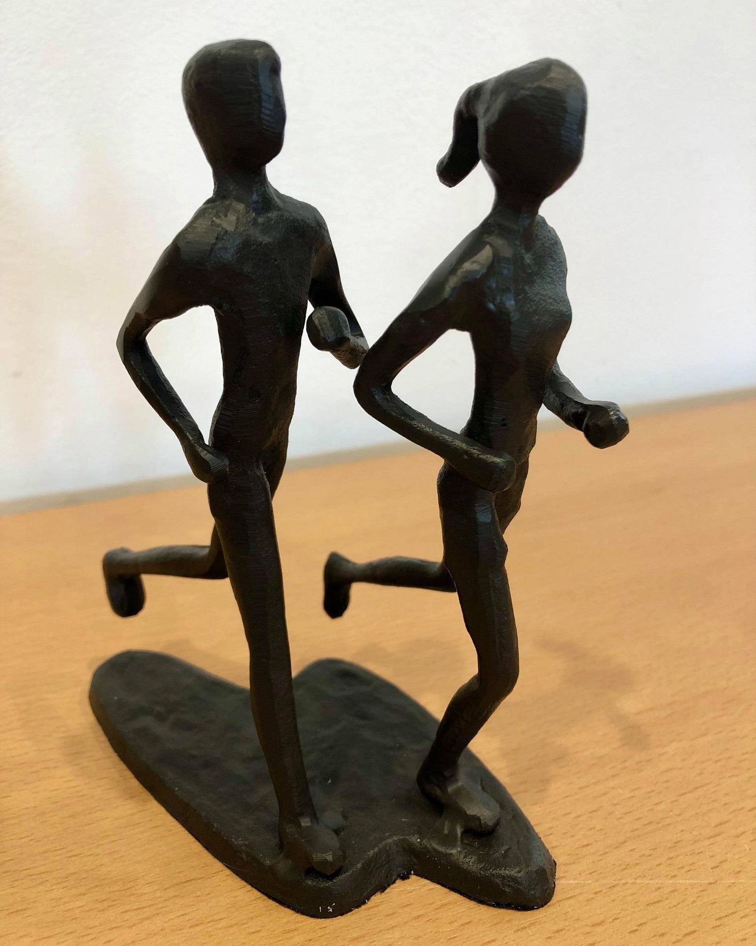 Metal Jogging Couple