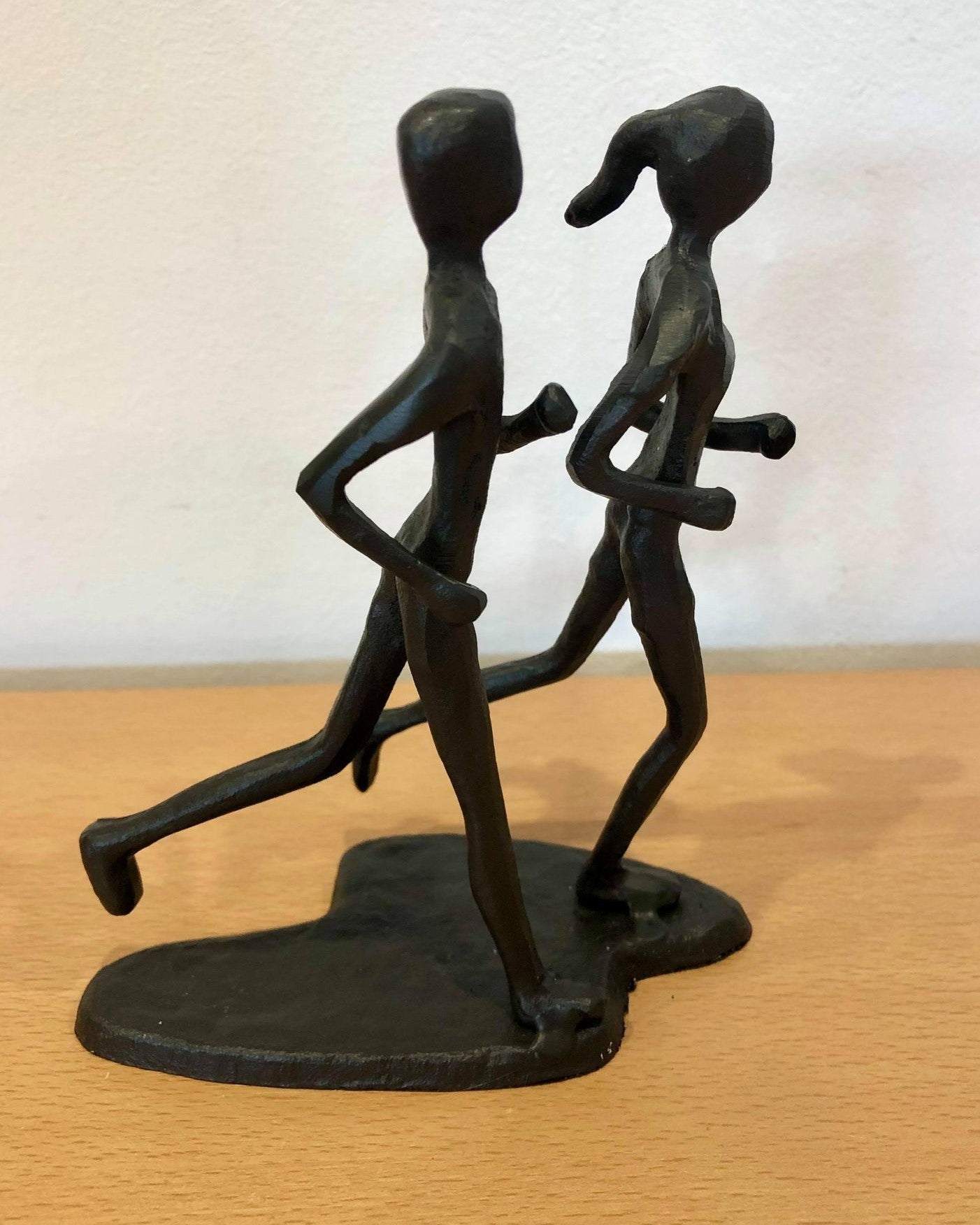 Metal Jogging Couple