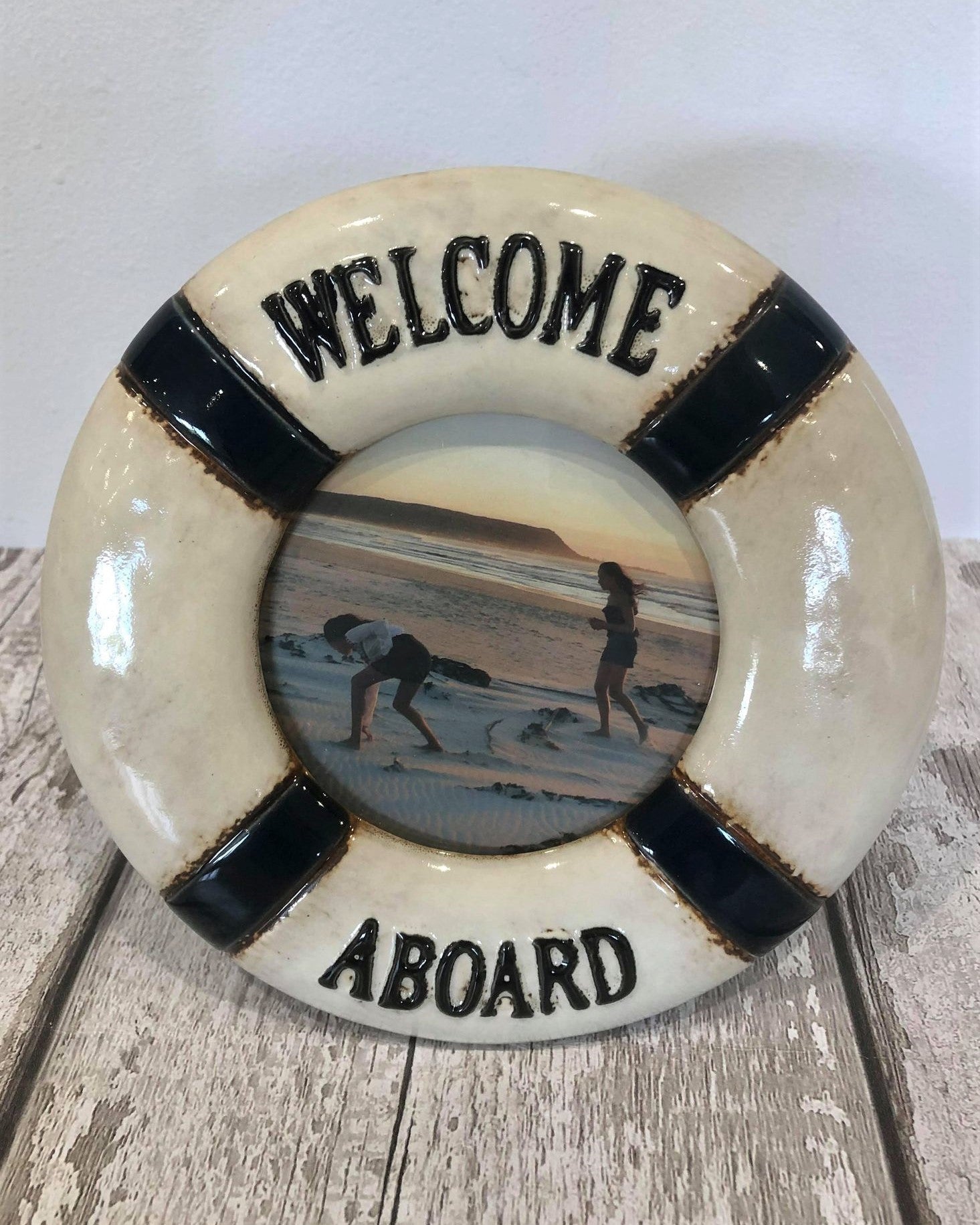 Welcome Aboard Photo Frame