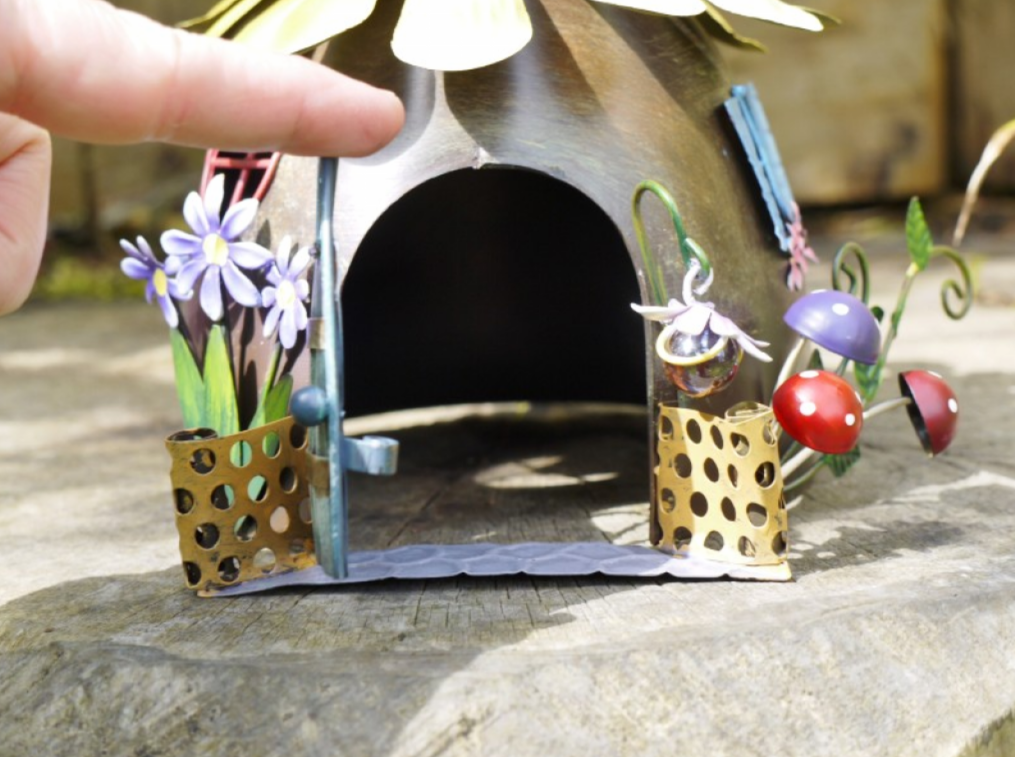 Sunflower Fairy House