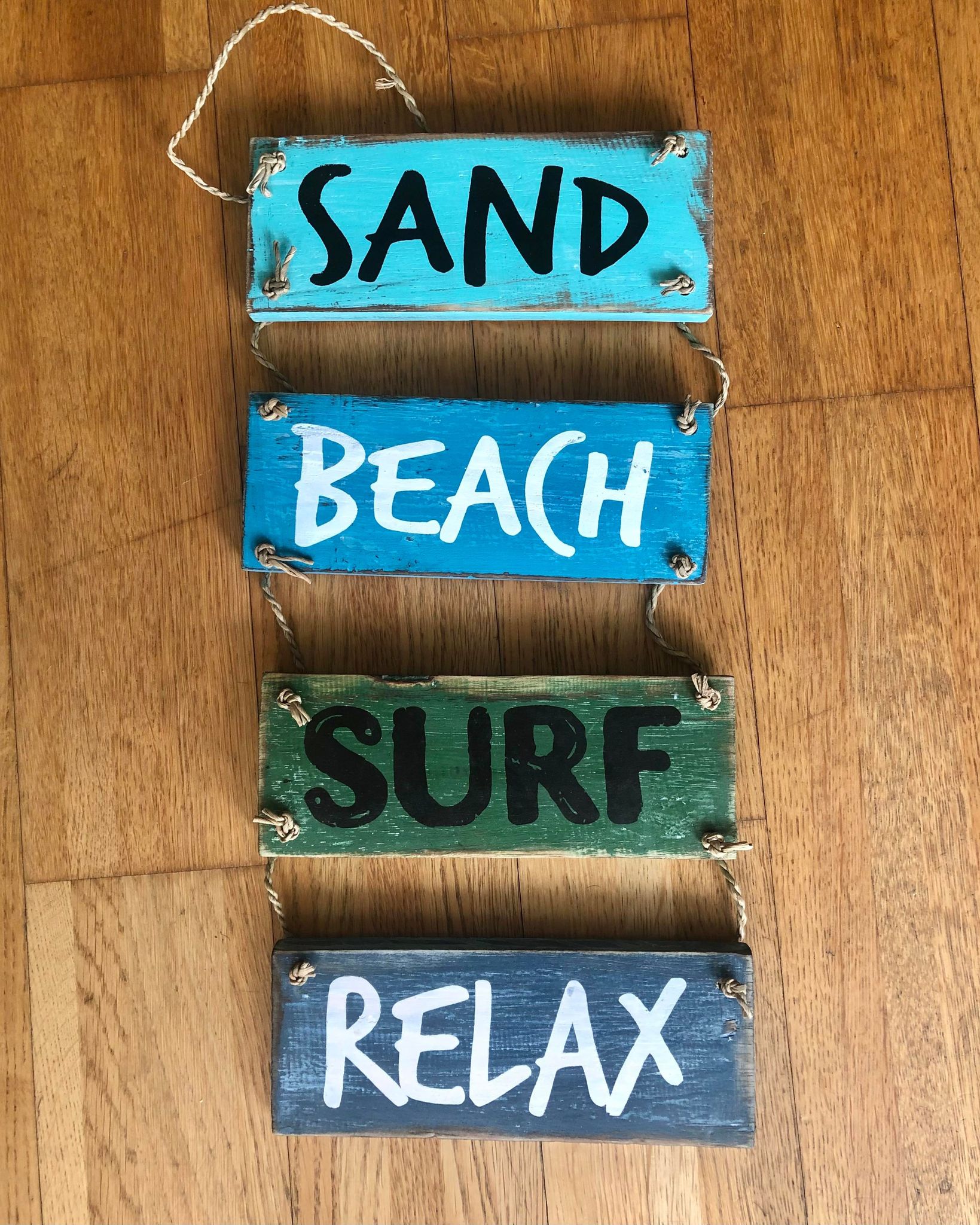 Sand Beach Surf Relax Hanging Blocks