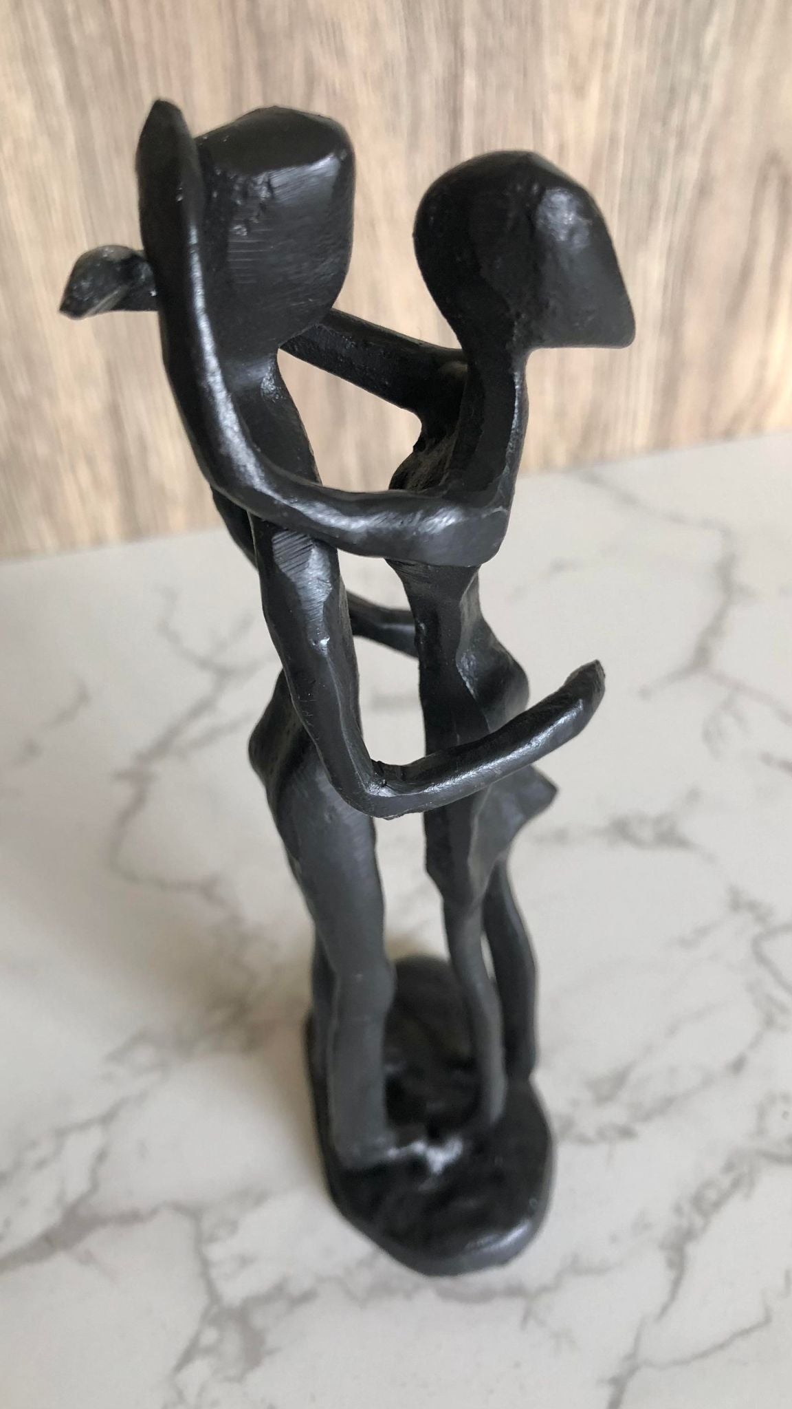 Metal Hugging Couple