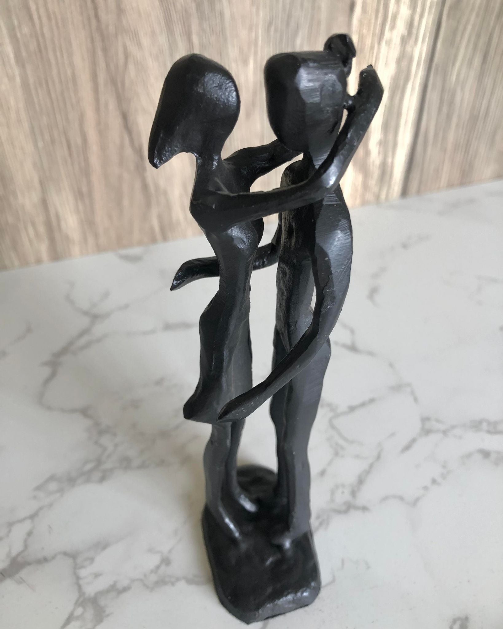 Metal Hugging Couple