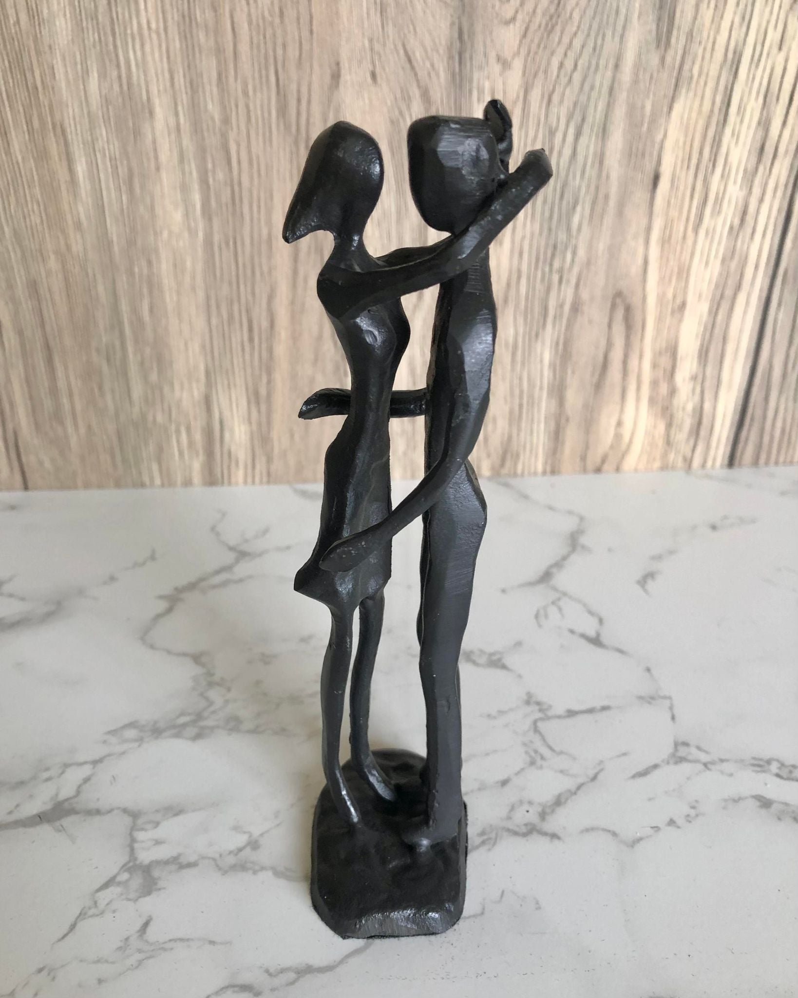 Metal Hugging Couple
