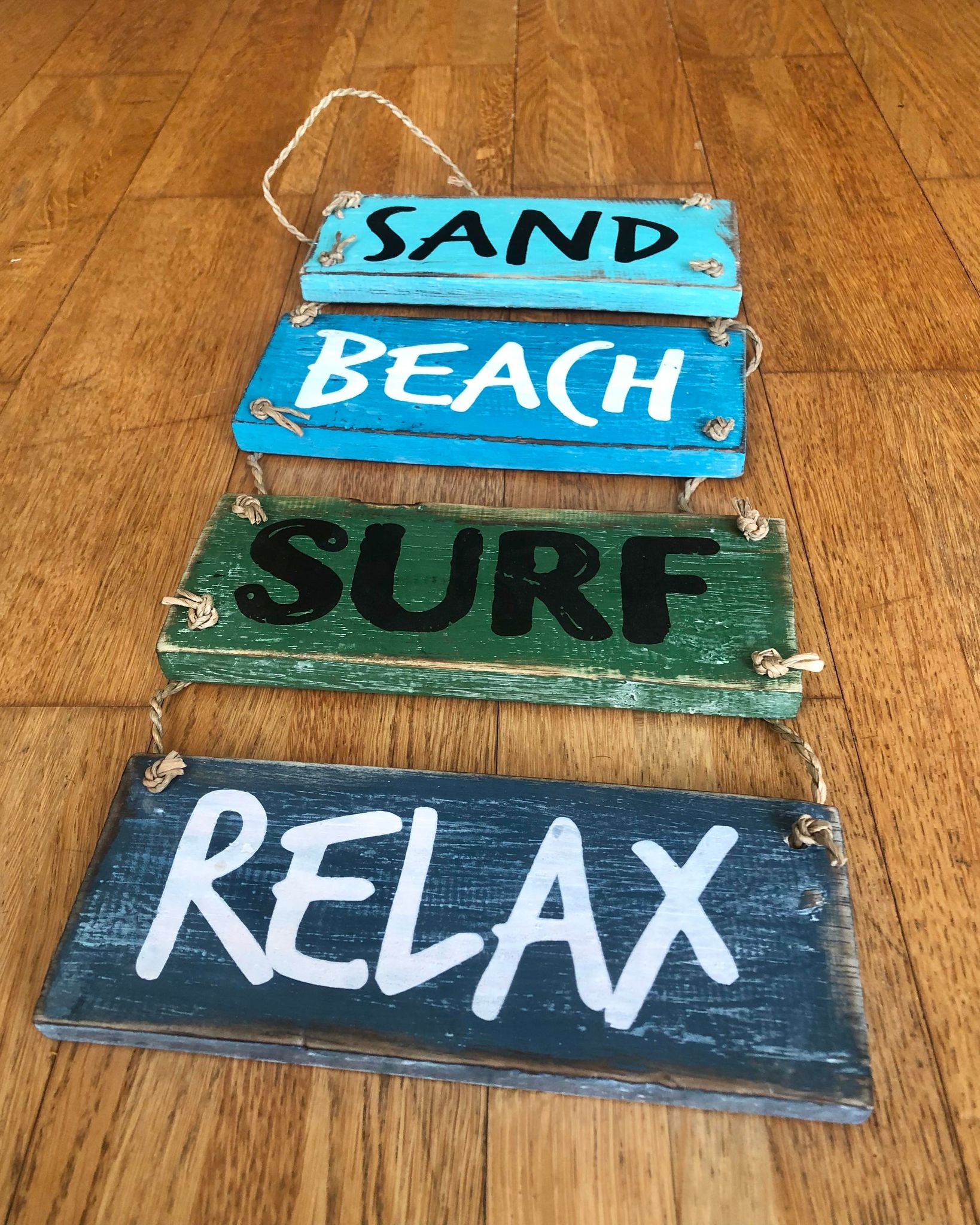Sand Beach Surf Relax Hanging Blocks