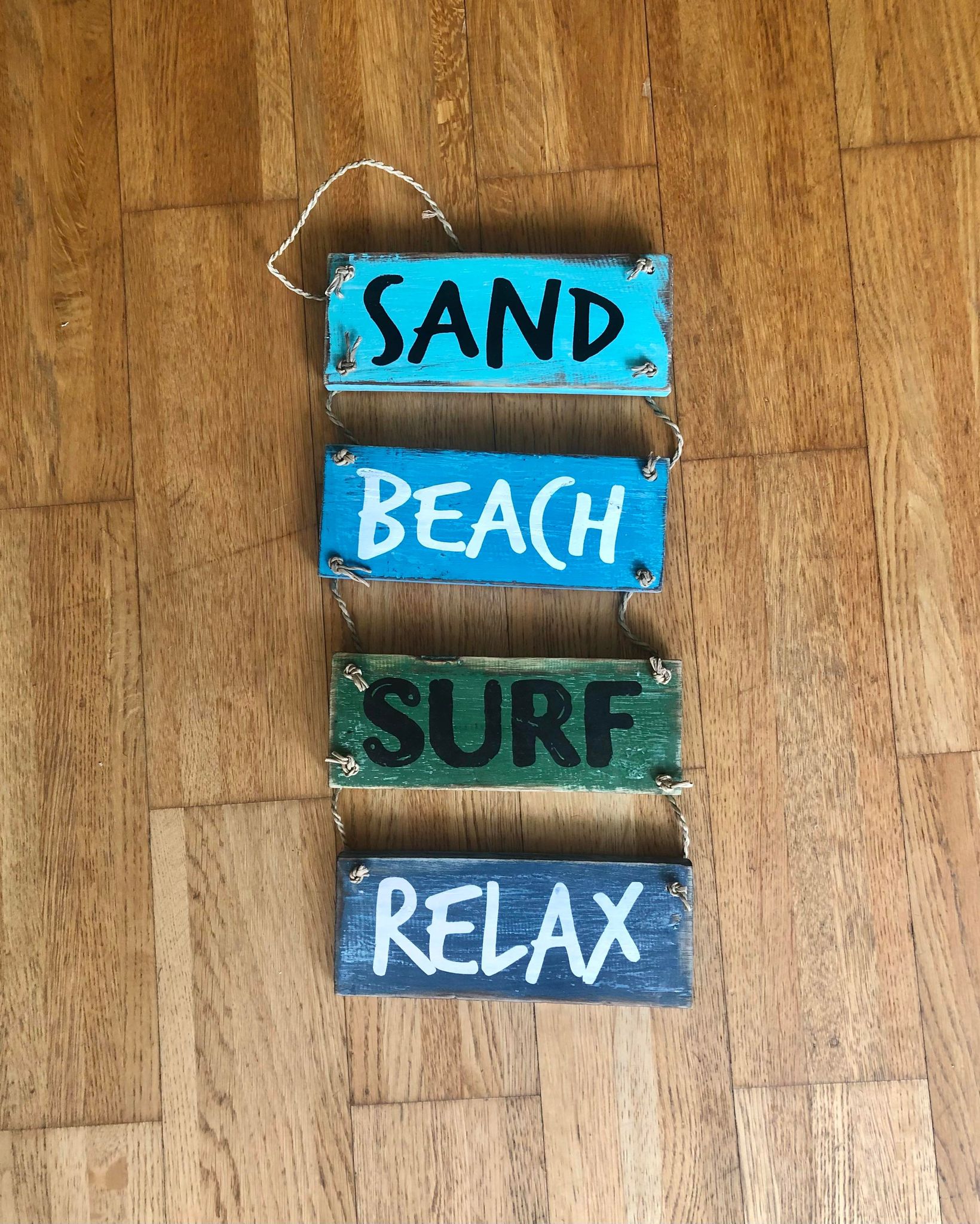 Sand Beach Surf Relax Hanging Blocks