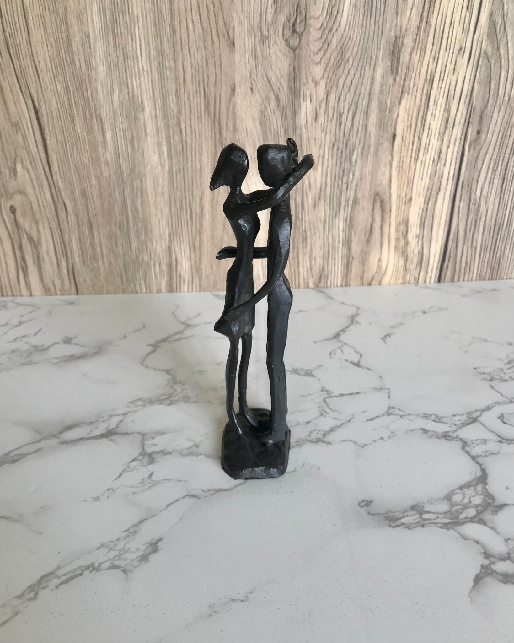 Metal Hugging Couple