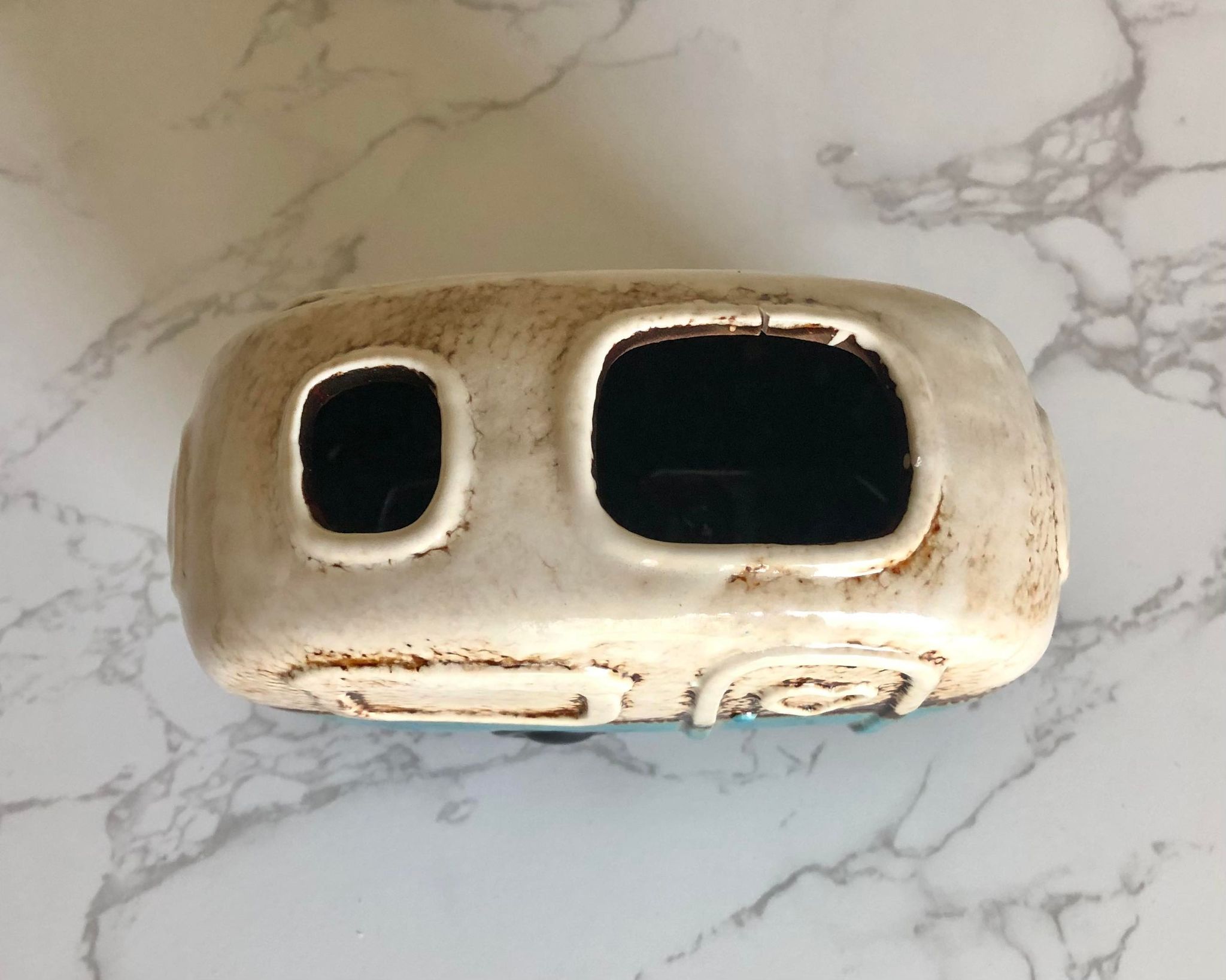 Ceramic Camper Van Toothbrush / Pen Holder