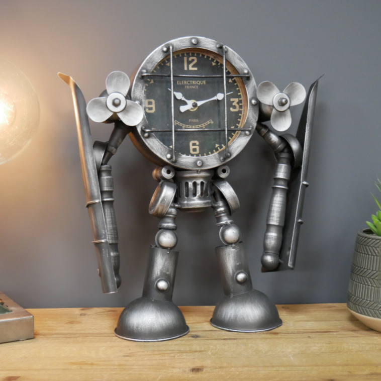 Robot Plane Clock