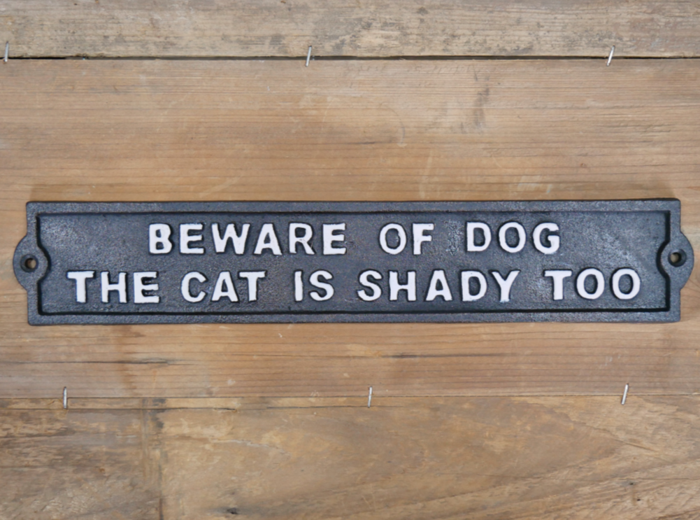 Sign (Shady Cat)