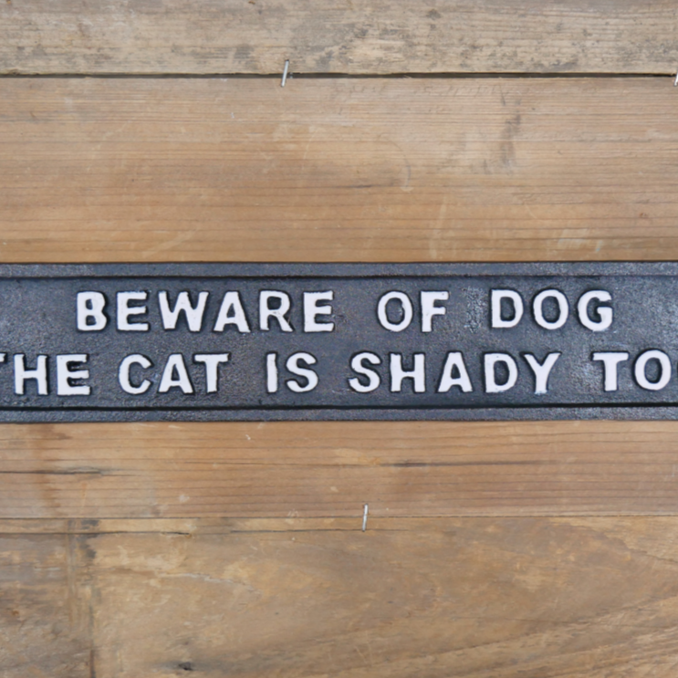 Sign (Shady Cat)