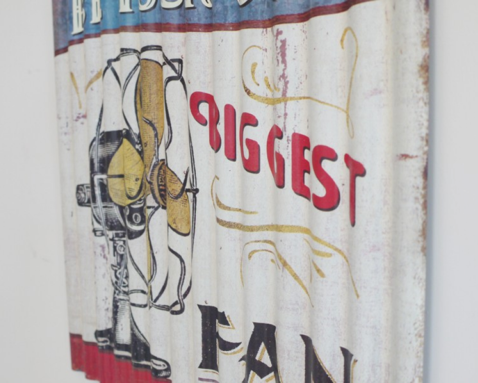 Corrugated Sign (Biggest Fan)