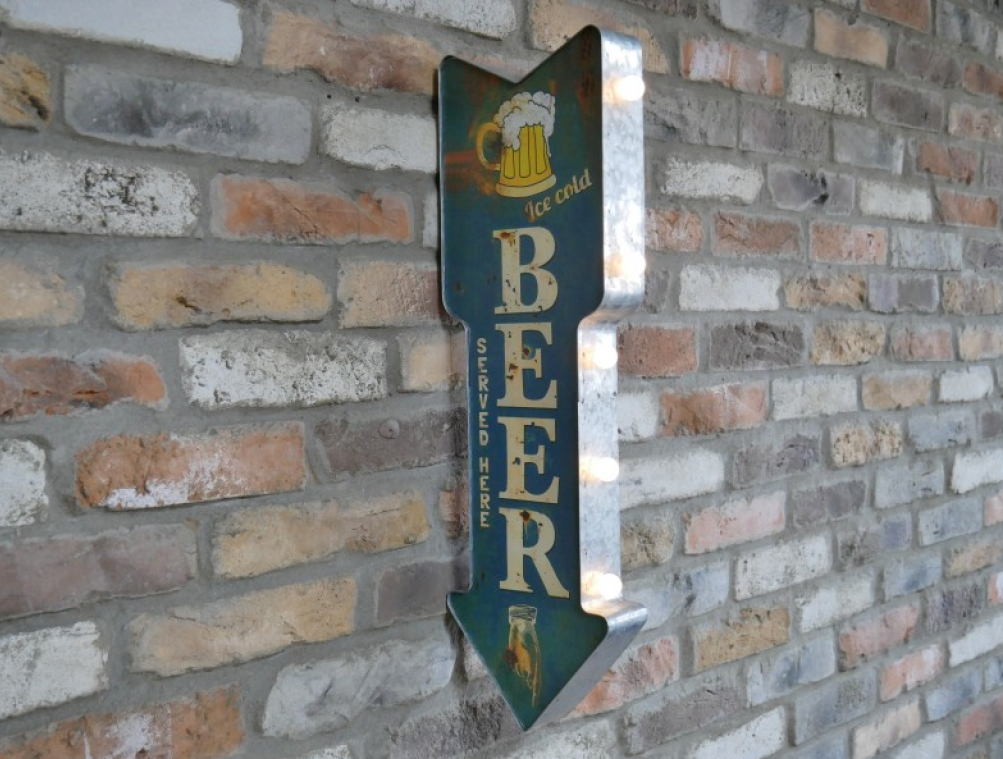 Light Up Beer Sign