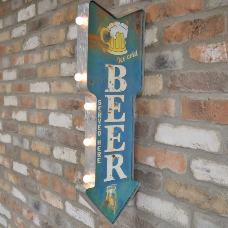 Light Up Beer Sign