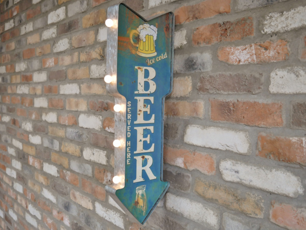 Light Up Beer Sign