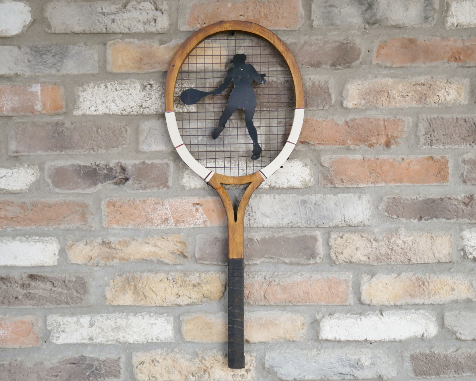 Wall Mounted Tennis Racket