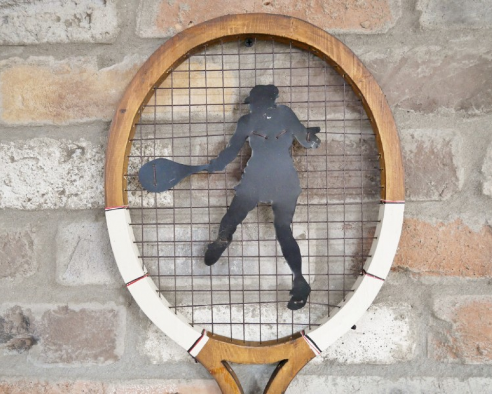 Wall Mounted Tennis Racket