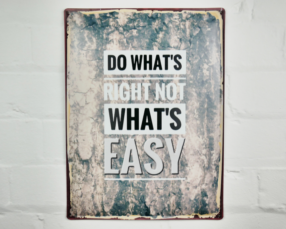 Sign (Do What's Right)