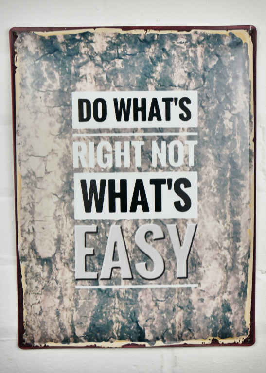 Sign (Do What's Right)