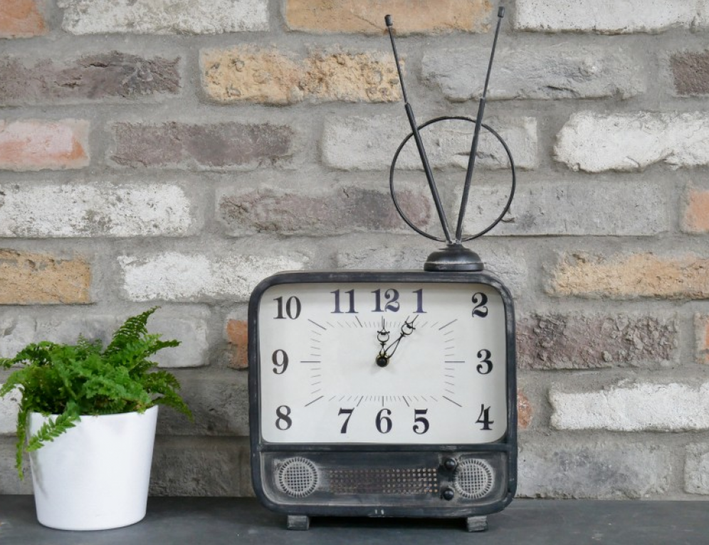 Retro TV Clock