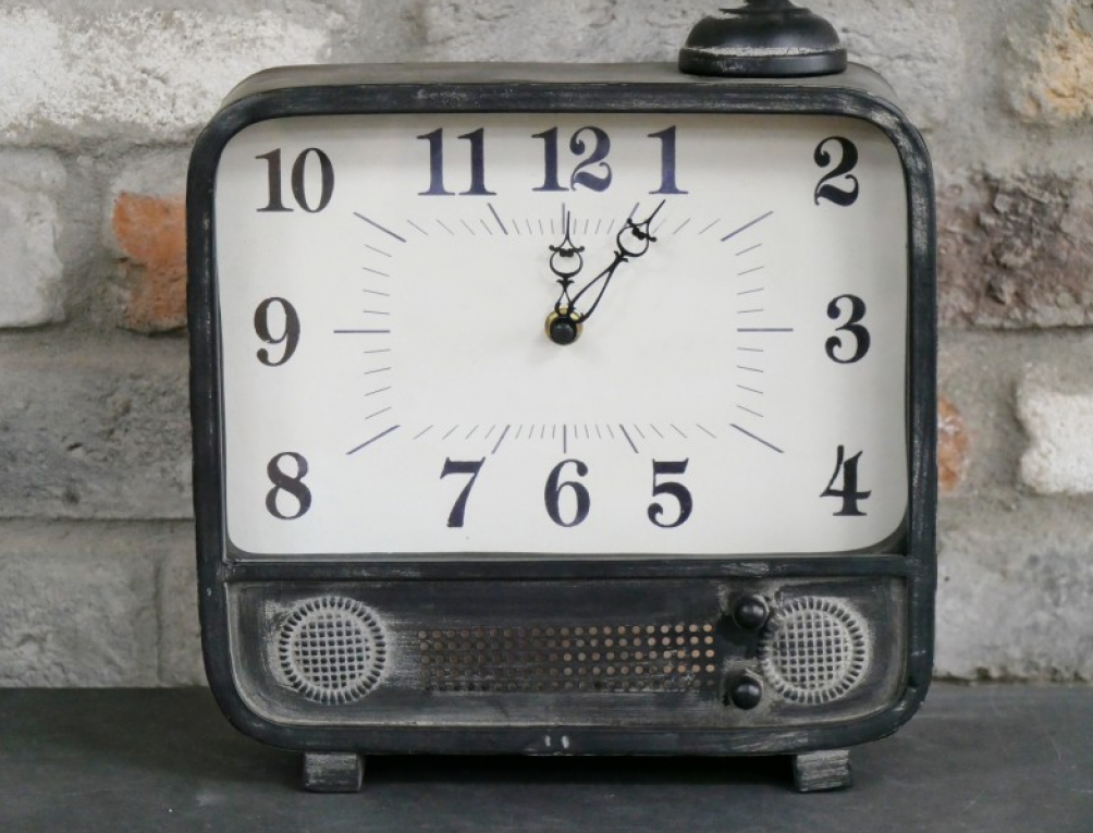 Retro TV Clock