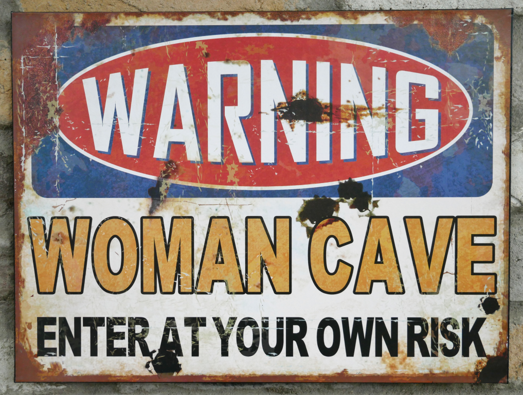 Sign (Woman Cave)