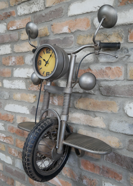 Large Motorbike Clock