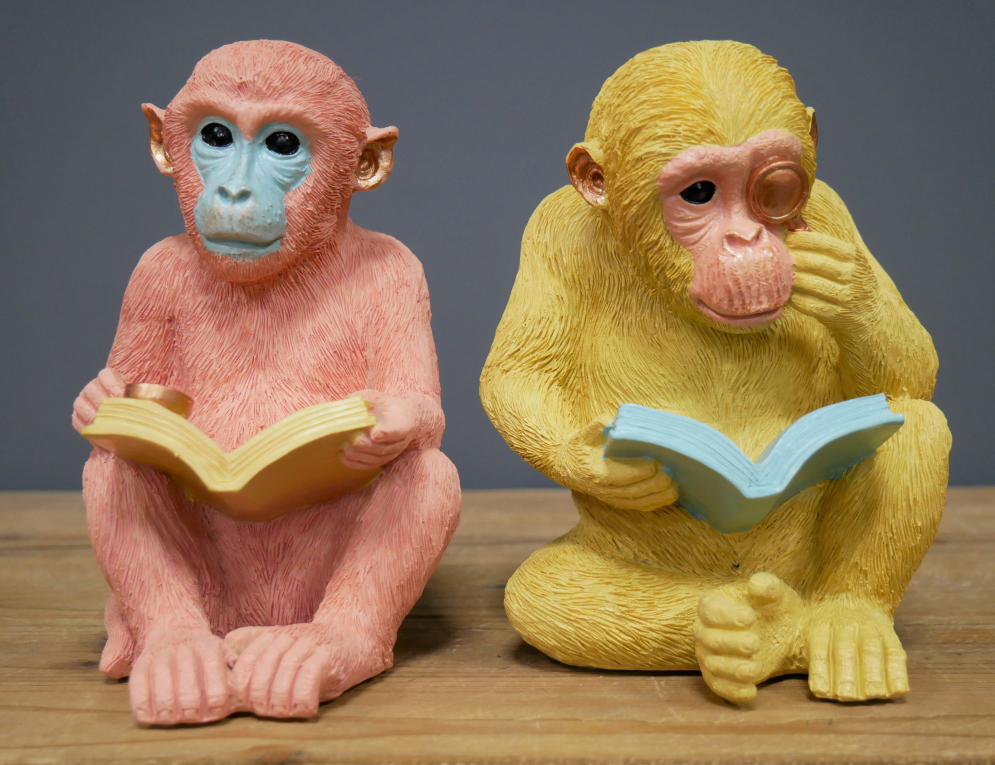 Monkey Book Ends