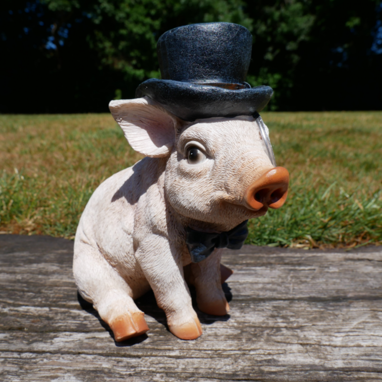 Pig With Monocle