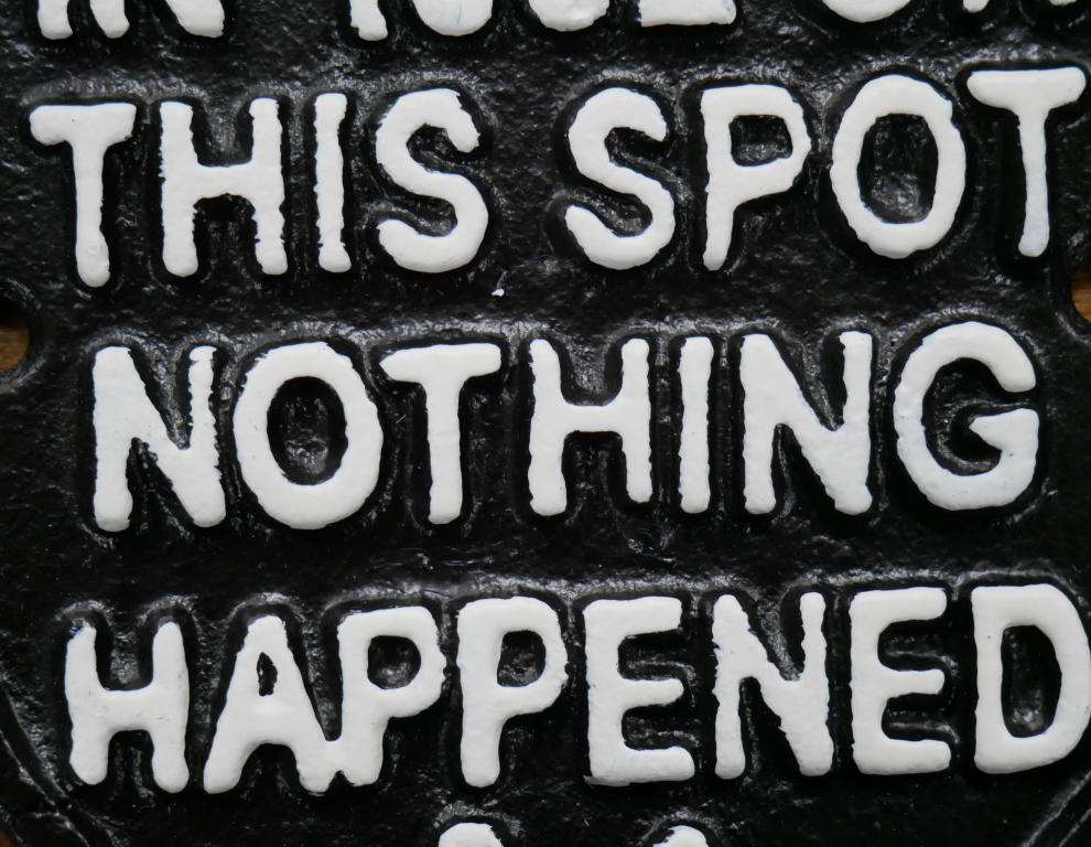 Sign (Nothing Happened)