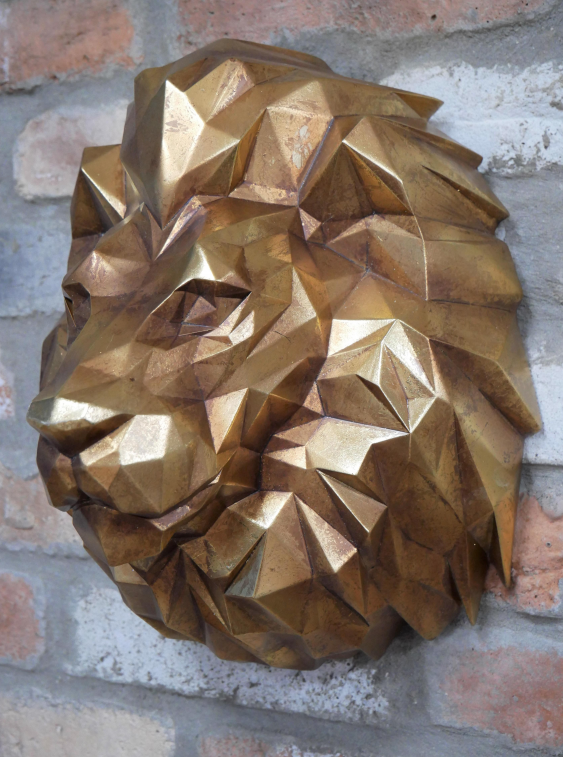 Geometric Lion Head