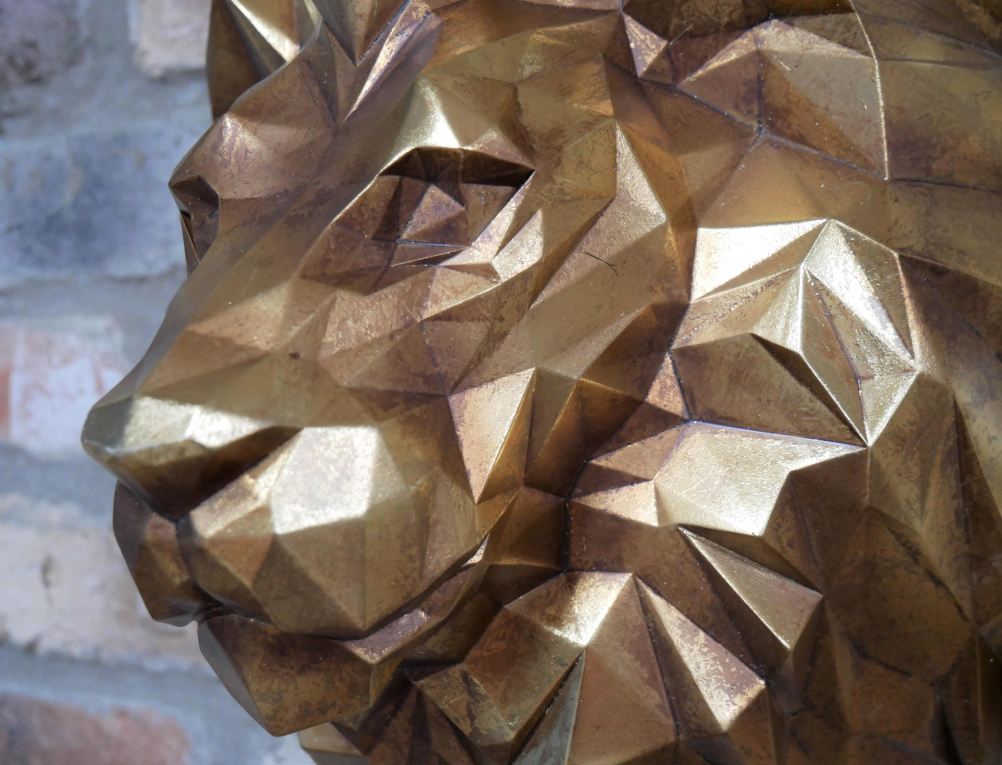 Geometric Lion Head
