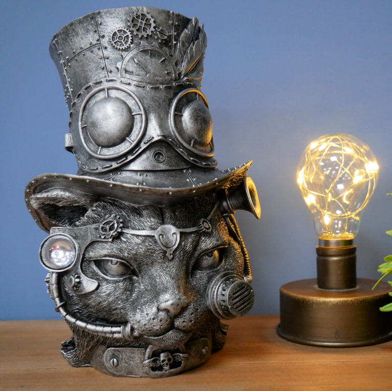 Steampunk Cat Head
