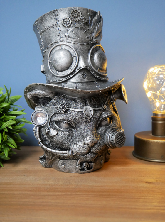 Steampunk Cat Head