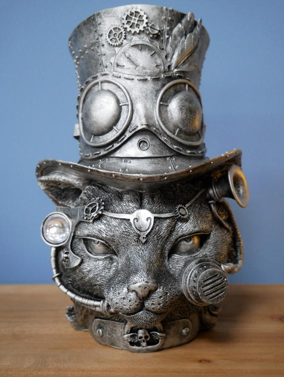 Steampunk Cat Head