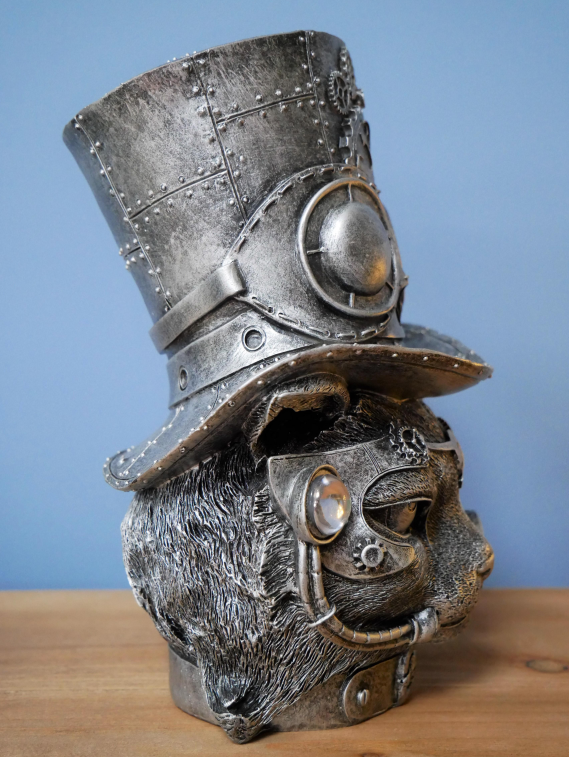 Steampunk Cat Head