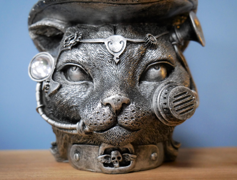 Steampunk Cat Head