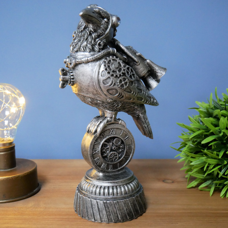 Steampunk Perched Bird