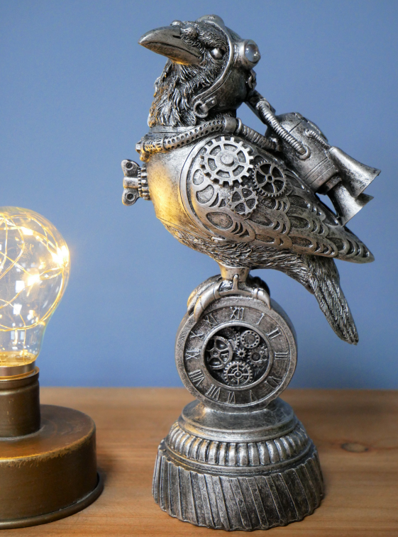 Steampunk Perched Bird