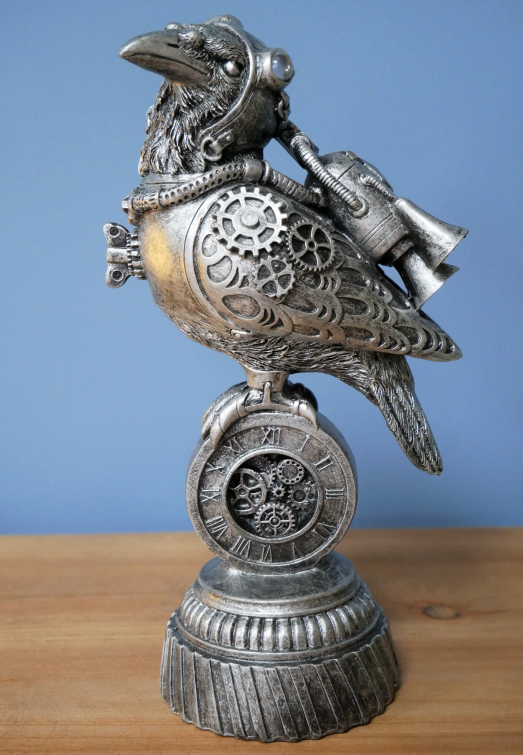 Steampunk Perched Bird