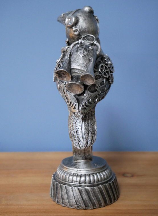 Steampunk Perched Bird