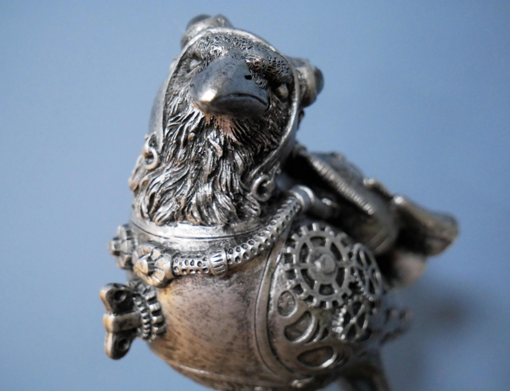 Steampunk Perched Bird