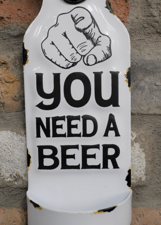 Hanging Bottle Opener (You Need A Beer)