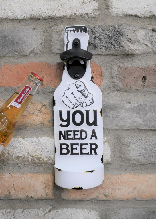 Hanging Bottle Opener (You Need A Beer)