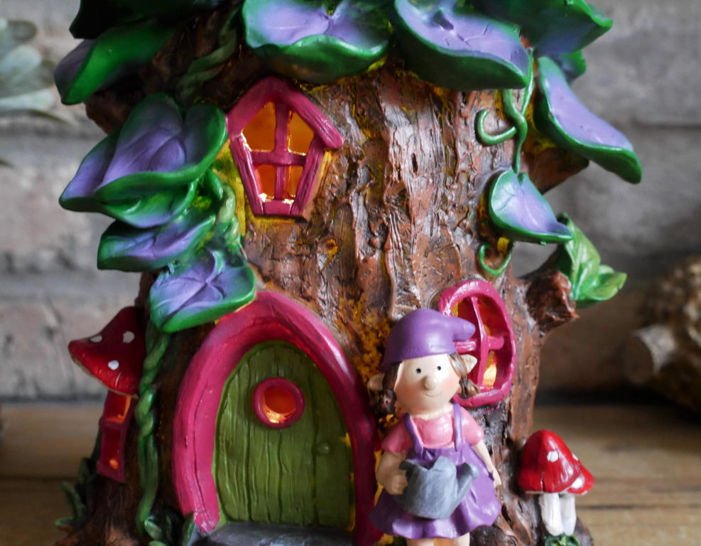 Fairy House With Solar Light