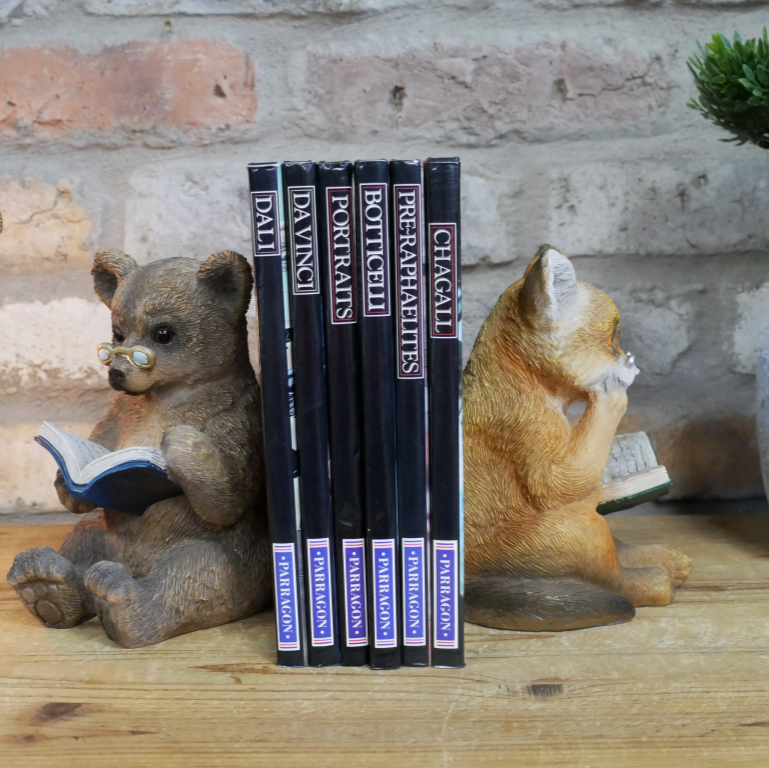 Bear & Fox Book Ends