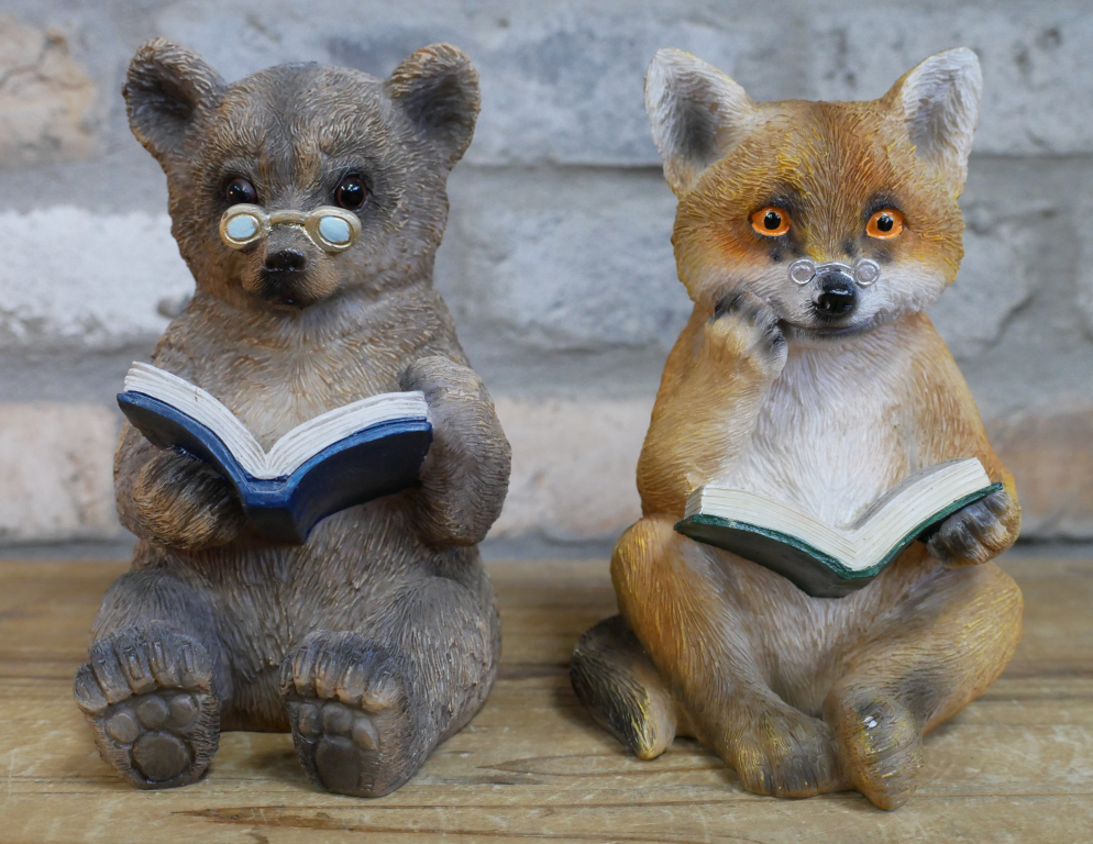 Bear & Fox Book Ends